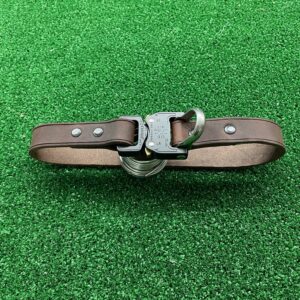 Halsband met cobrasluiting en d-ring ineen